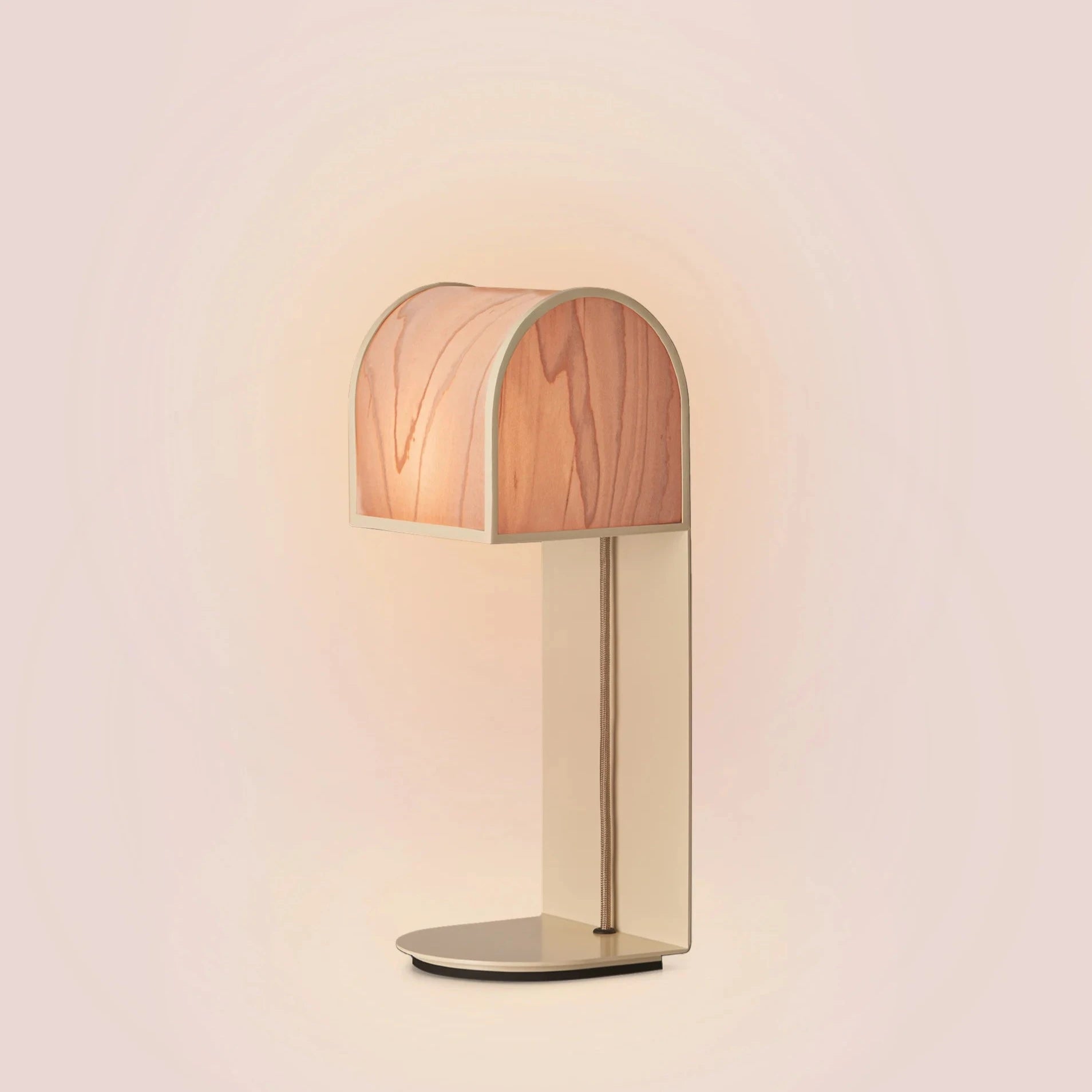 Pink Wood Veneer Table lamp. Boho Chic Table lamp, Bohemian chic table lamp. table lamp design. best table light