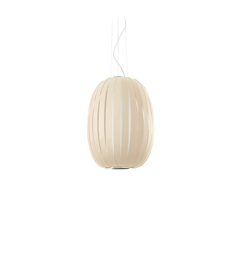 wooden suspended light. Best lighting. large pendant. ceiling light brands.