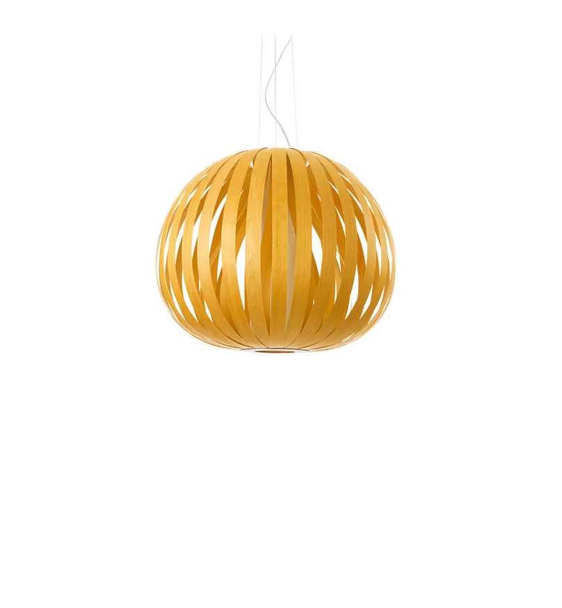 yellow wood large pendant lamp. art deco lighting. Ceiling light brands 