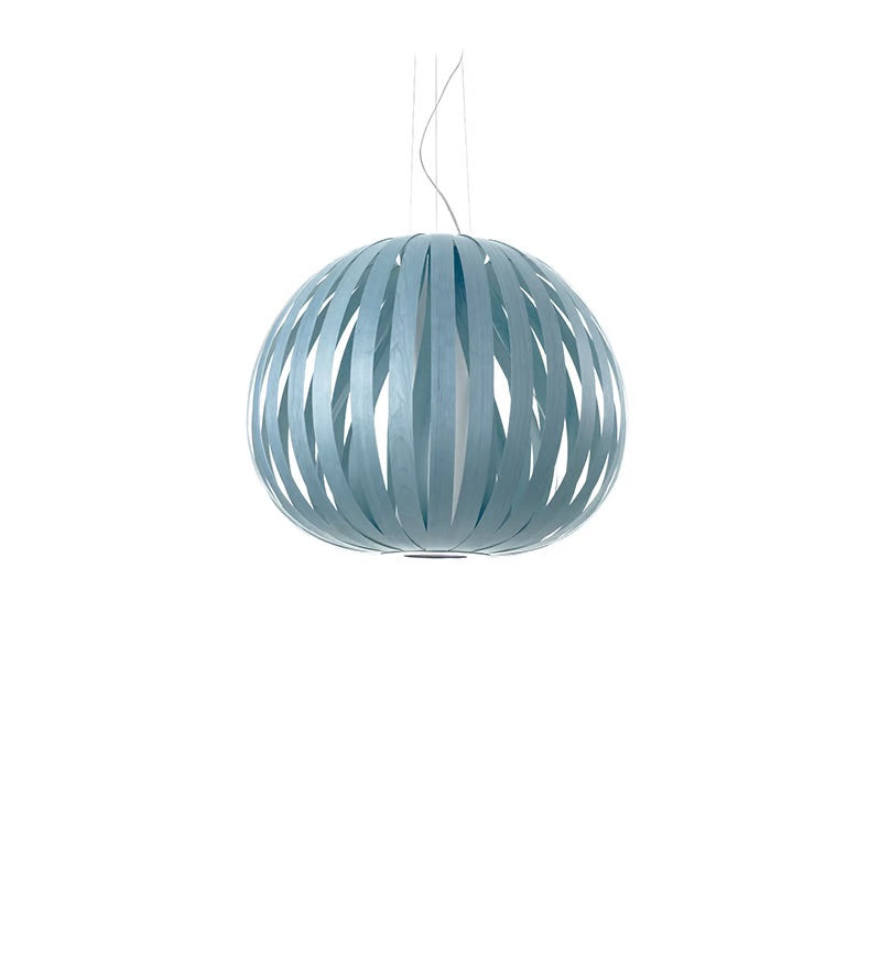 blue wood large pendant lamp. art deco lighting. Ceiling light brands 