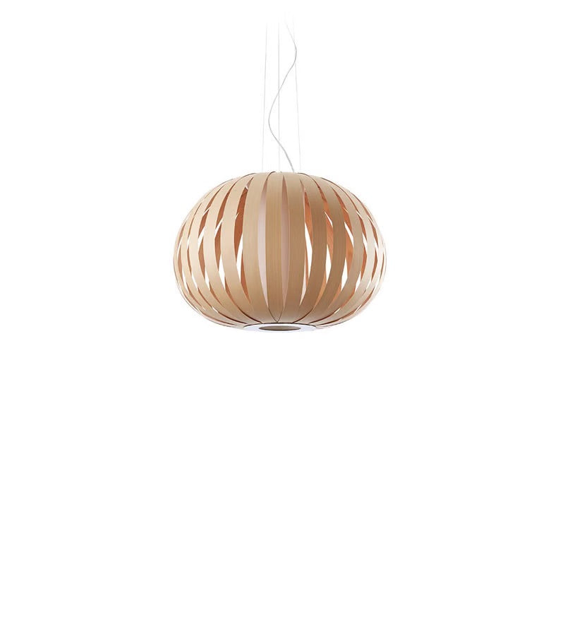 natural wood large pendant. wooden suspended light. wood chandelier lamp.
