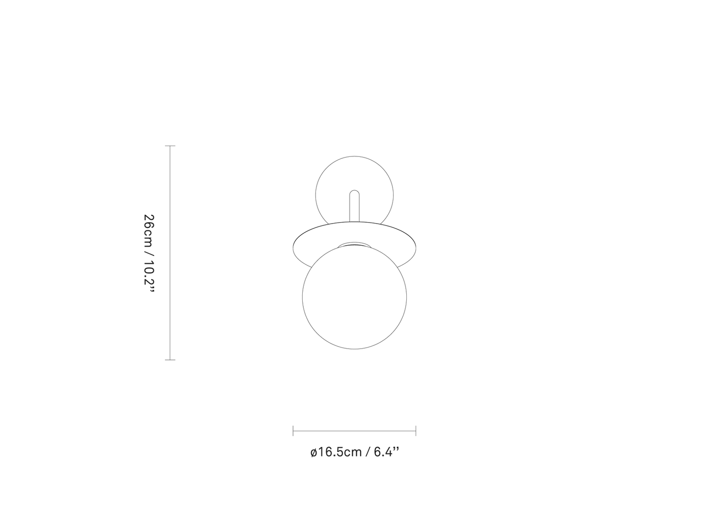 Liila Outdoor Wall Lamp by Nuura