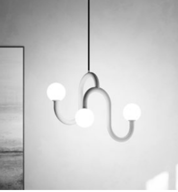 Linfa Suspension Light by Zava Luce, Italian designer suspension lamp with sculptural contemporary design for luxury modern interiors ✨