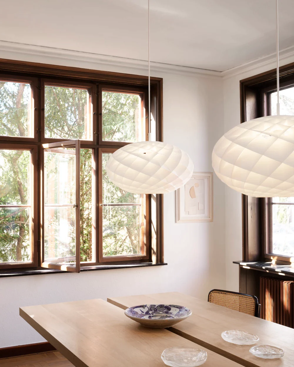 Patera Oval Pendant Lamp by Louis Poulsen