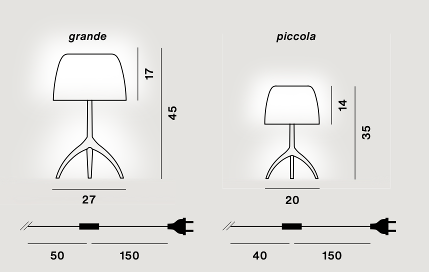 Lumiere 30th Table Lamp by Foscarini