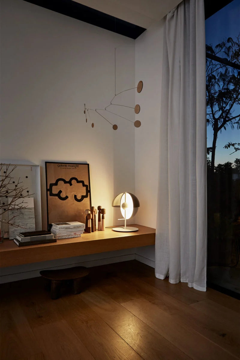 Theia Table Lamp by Marset, Spanish designer table lamp with sculptural design for luxury lighting and modern interiors ✨