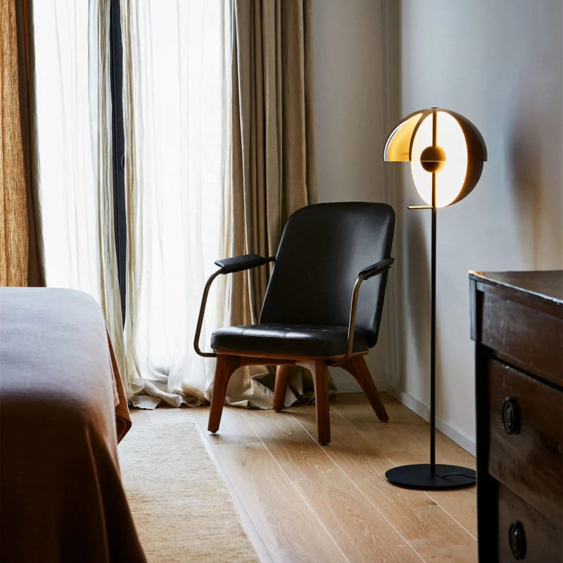 Theia P Floor Lamp by Marset, Spanish designer floor lamp with sculptural elegance for luxury lighting and modern interiors ✨