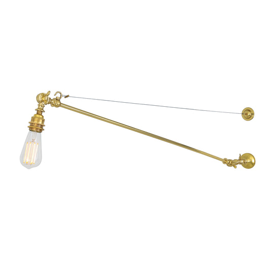 Manick Swing Arm Wall Lamp by Mullan Lighting with an adjustable swing arm design, offering versatile task and ambient lighting for modern interiors