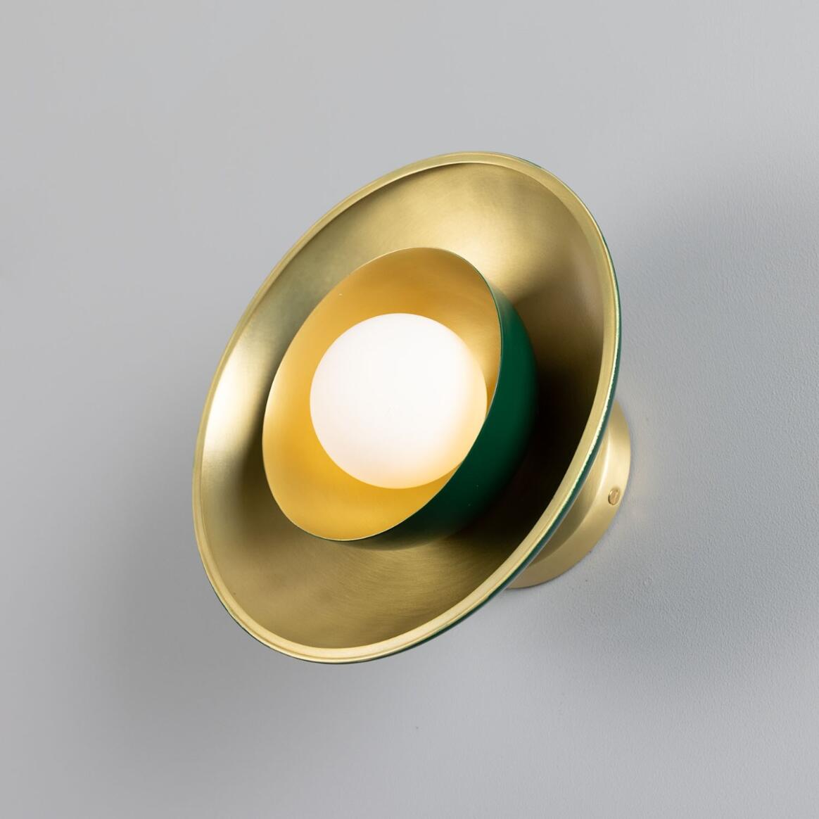 Marrakesh Art Deco Wall Lamp by Mullan Lighting featuring a bold geometric design with elegant detailing inspired by classic Art Deco style.