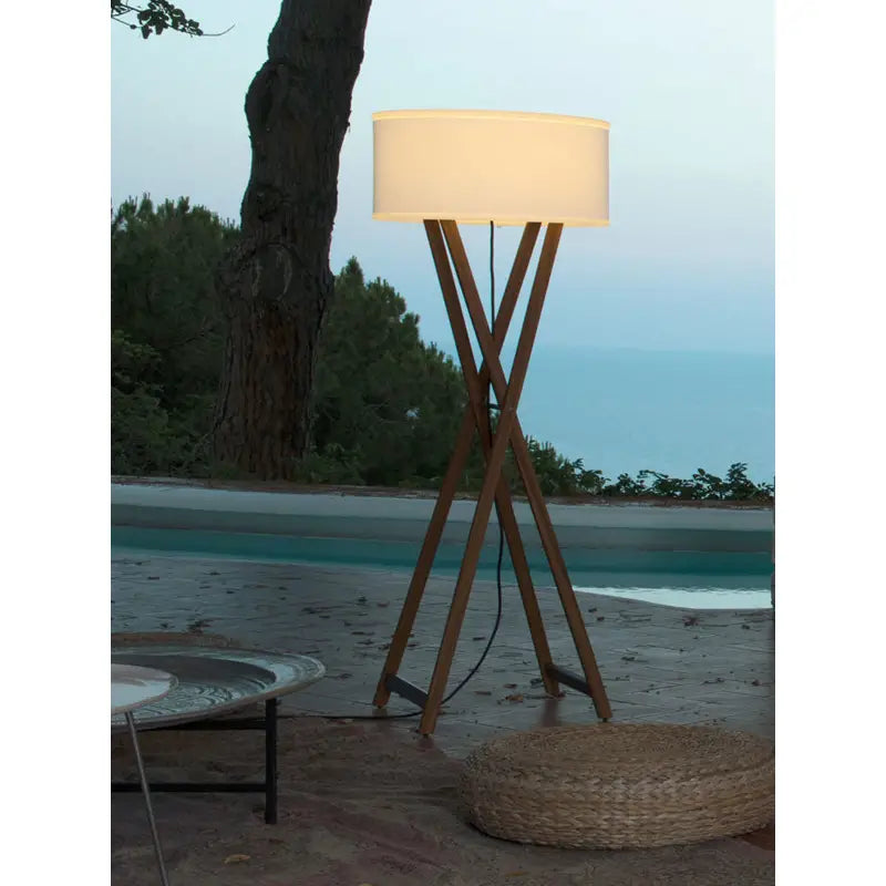 High end light fixtures outdoor, Decorative outdoor lights floor, contemporary modern exterior floor lamp wood, Shop designer lighting for outdoor online India