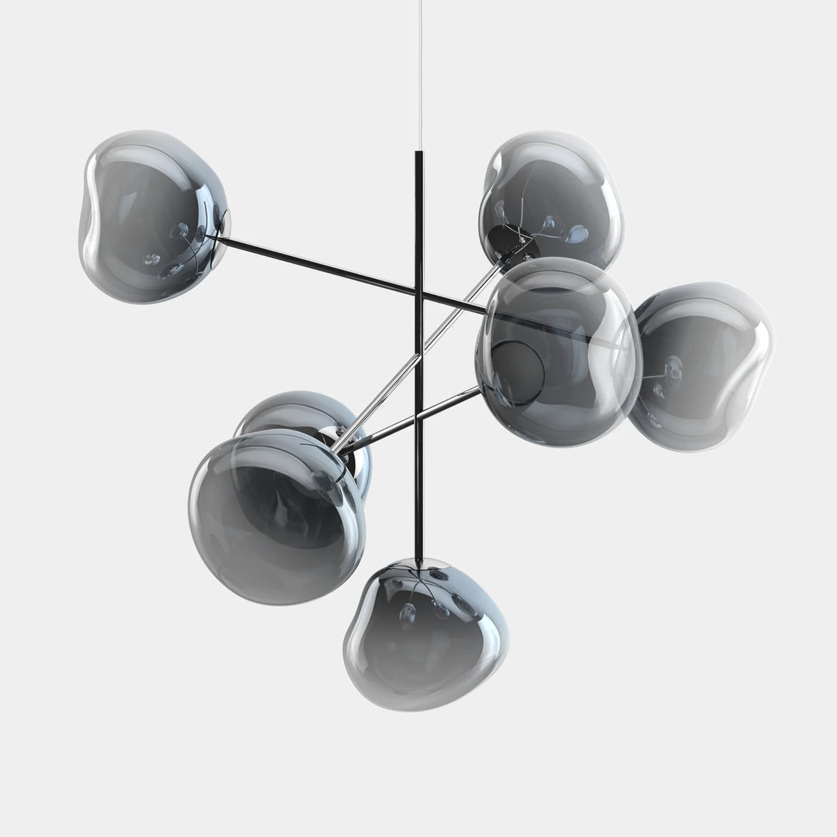 Melt Large Chandelier by Tom Dixon, designer chandelier with sculptural organic forms for luxury interiors ✨