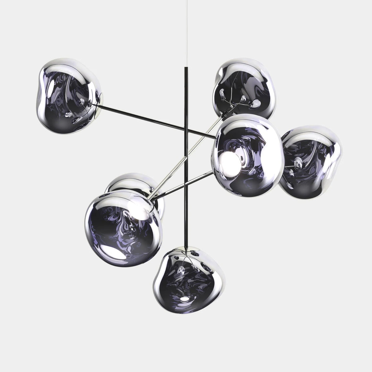 Melt Large Chandelier by Tom Dixon, designer chandelier with sculptural organic forms for luxury interiors ✨