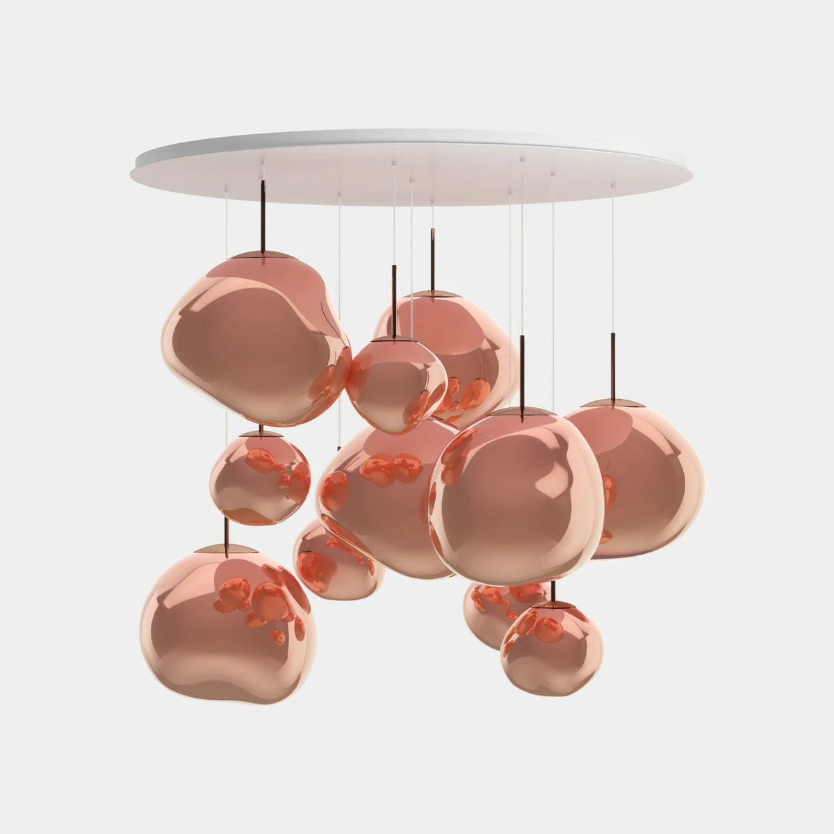 Melt Mega Pendant System by Tom Dixon, designer pendant light with sculptural form for luxury interiors ✨
