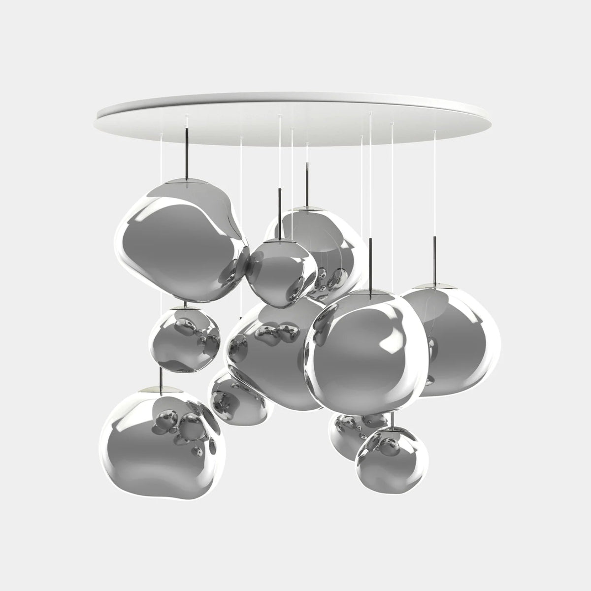 Melt Mega Pendant System by Tom Dixon, designer pendant light with sculptural form for luxury interiors ✨