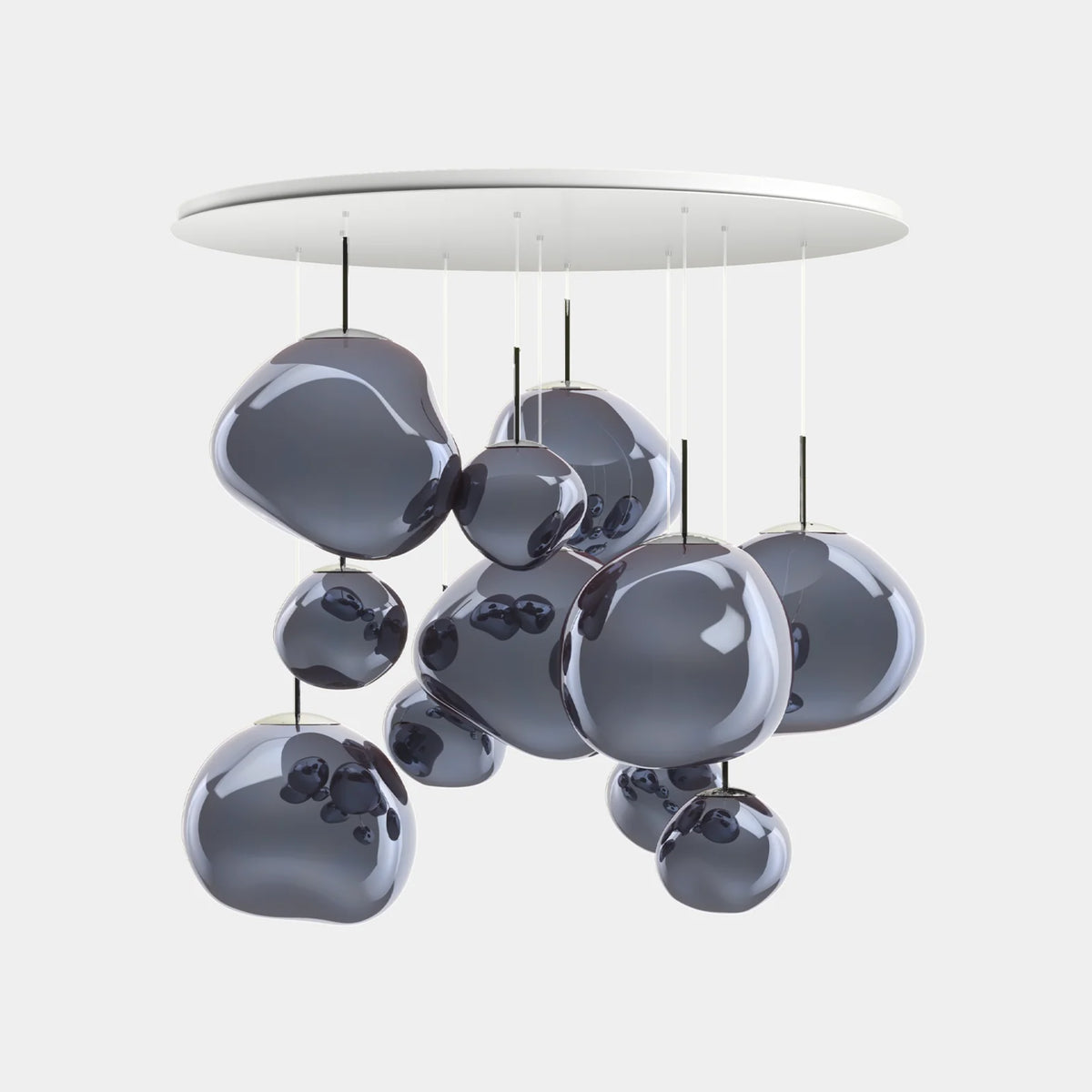 Melt Mega Pendant System by Tom Dixon, designer pendant light with sculptural form for luxury interiors ✨