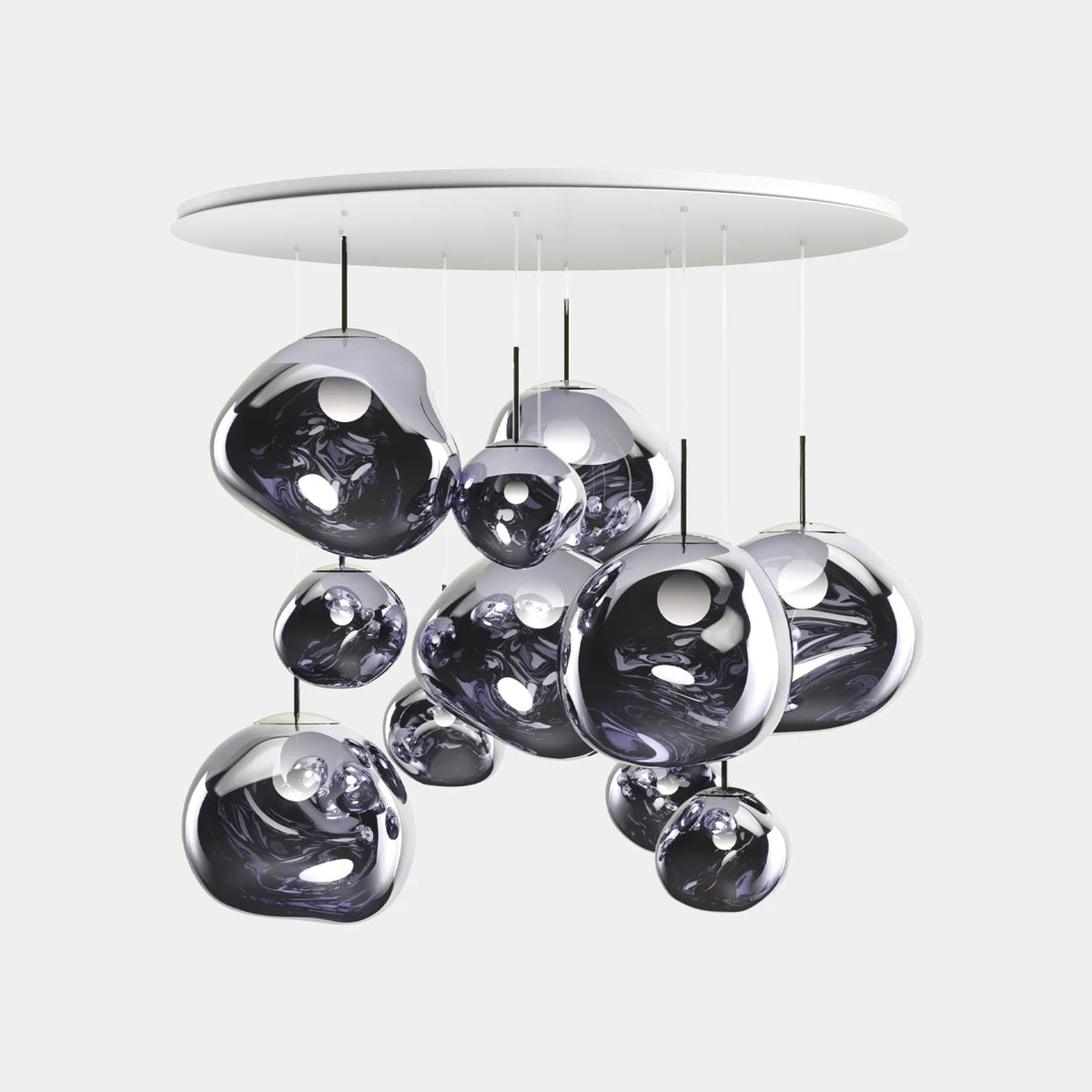 Melt Mega Pendant System by Tom Dixon, designer pendant light with sculptural form for luxury interiors ✨