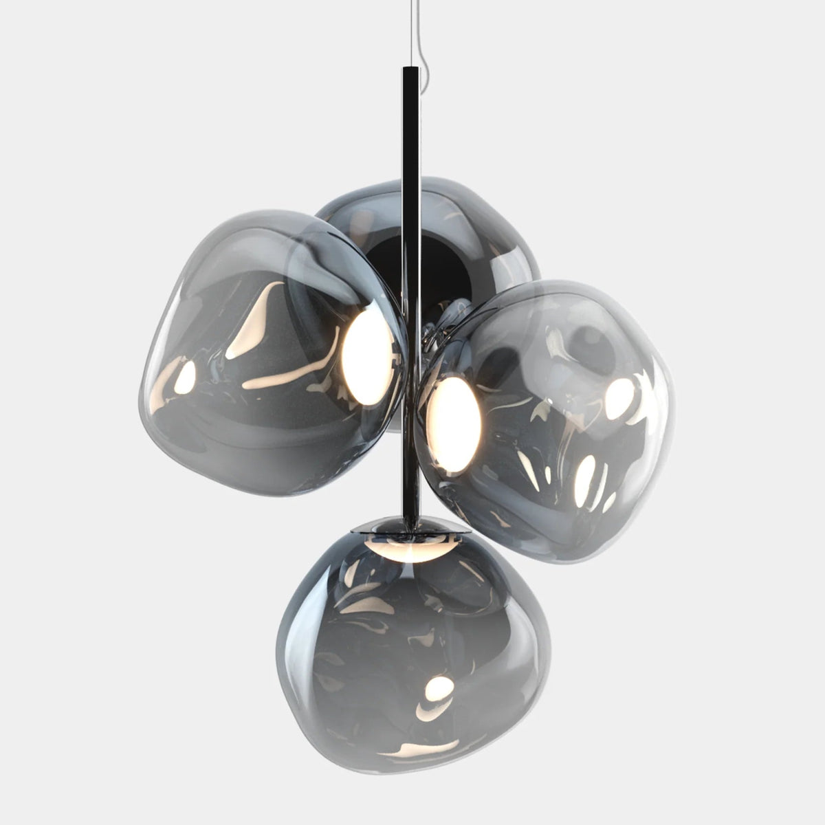 Melt Mini Chandelier by Tom Dixon, designer chandelier with sculptural organic forms for luxury interiors ✨