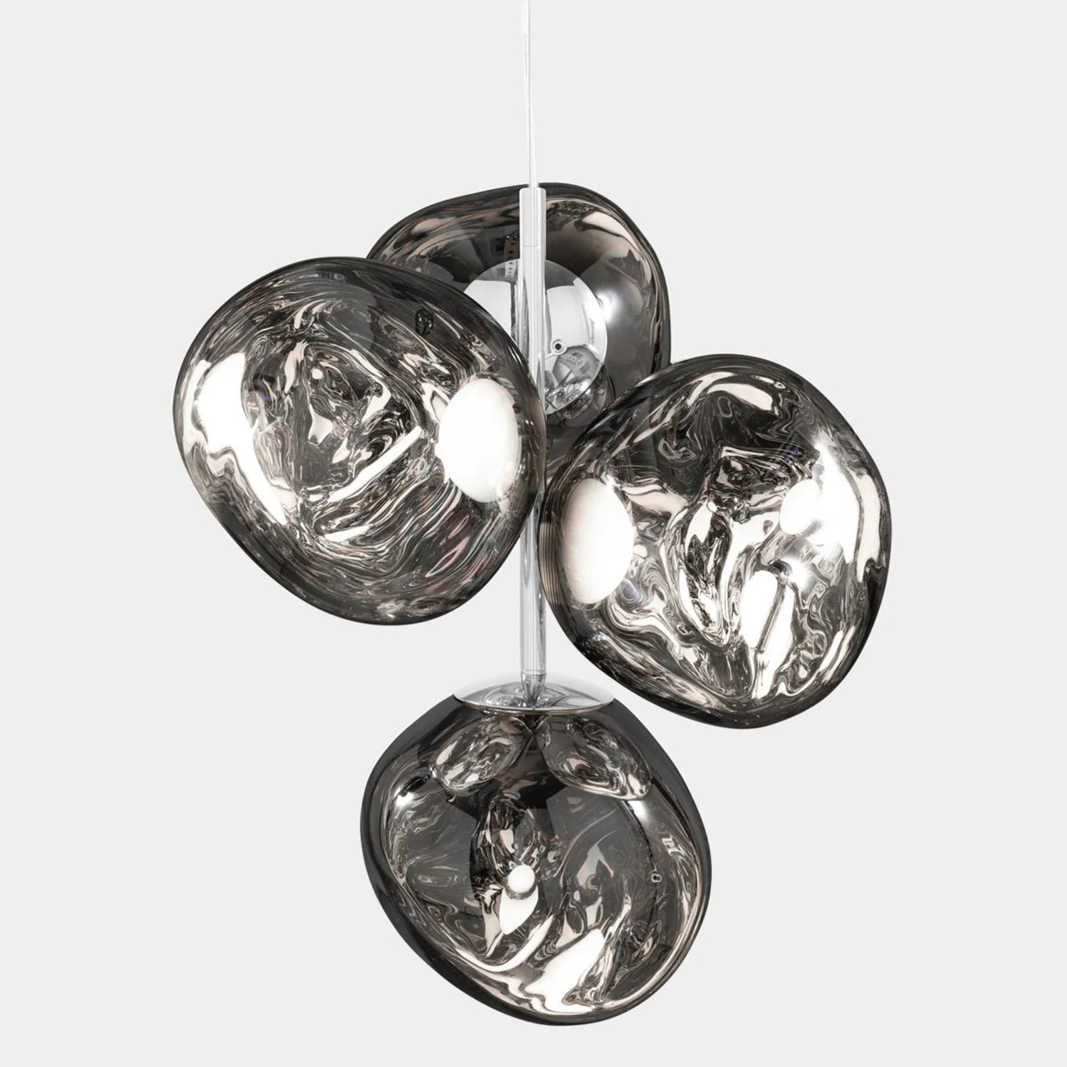 Melt Mini Chandelier by Tom Dixon, designer chandelier with sculptural organic forms for luxury interiors ✨