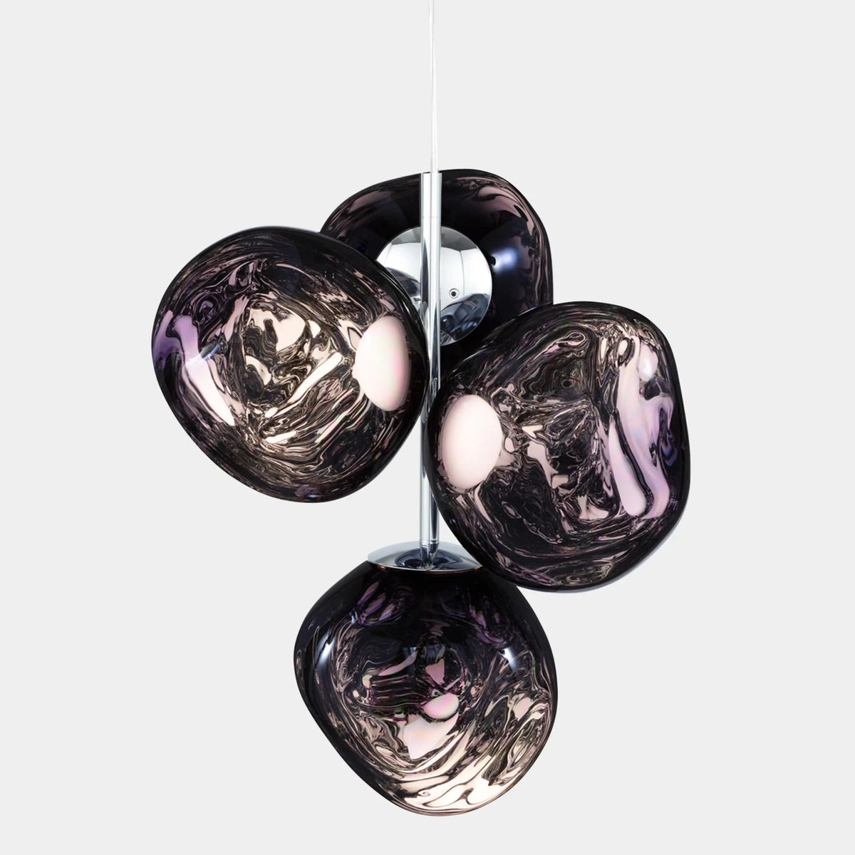 Melt Mini Chandelier by Tom Dixon, designer chandelier with sculptural organic forms for luxury interiors ✨