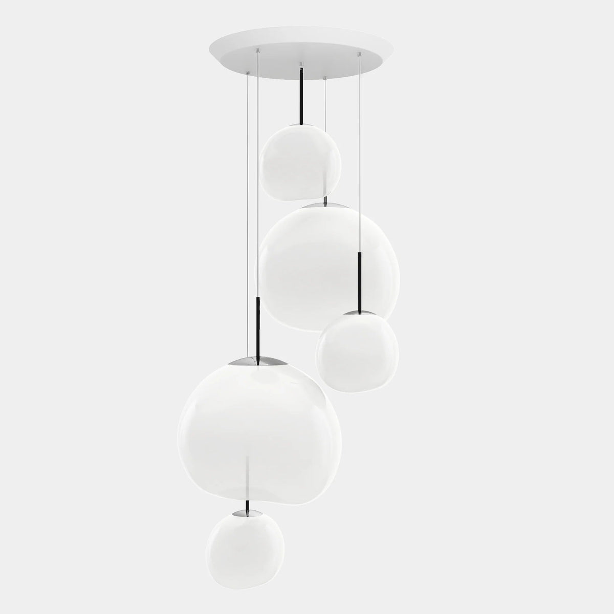 Melt Opal Pendant System by Tom Dixon, designer pendant light with sculptural form for luxury interiors ✨