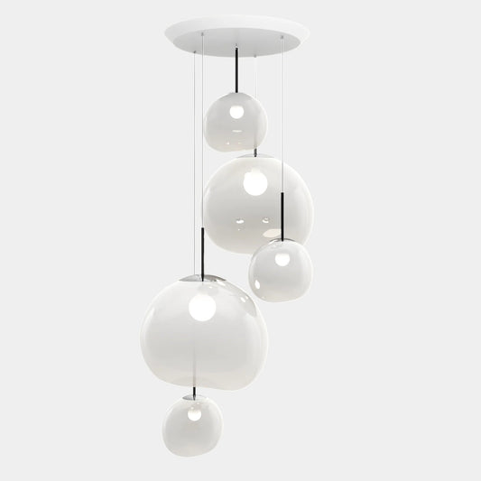 Melt Opal Pendant System by Tom Dixon, designer pendant light with sculptural form for luxury interiors ✨