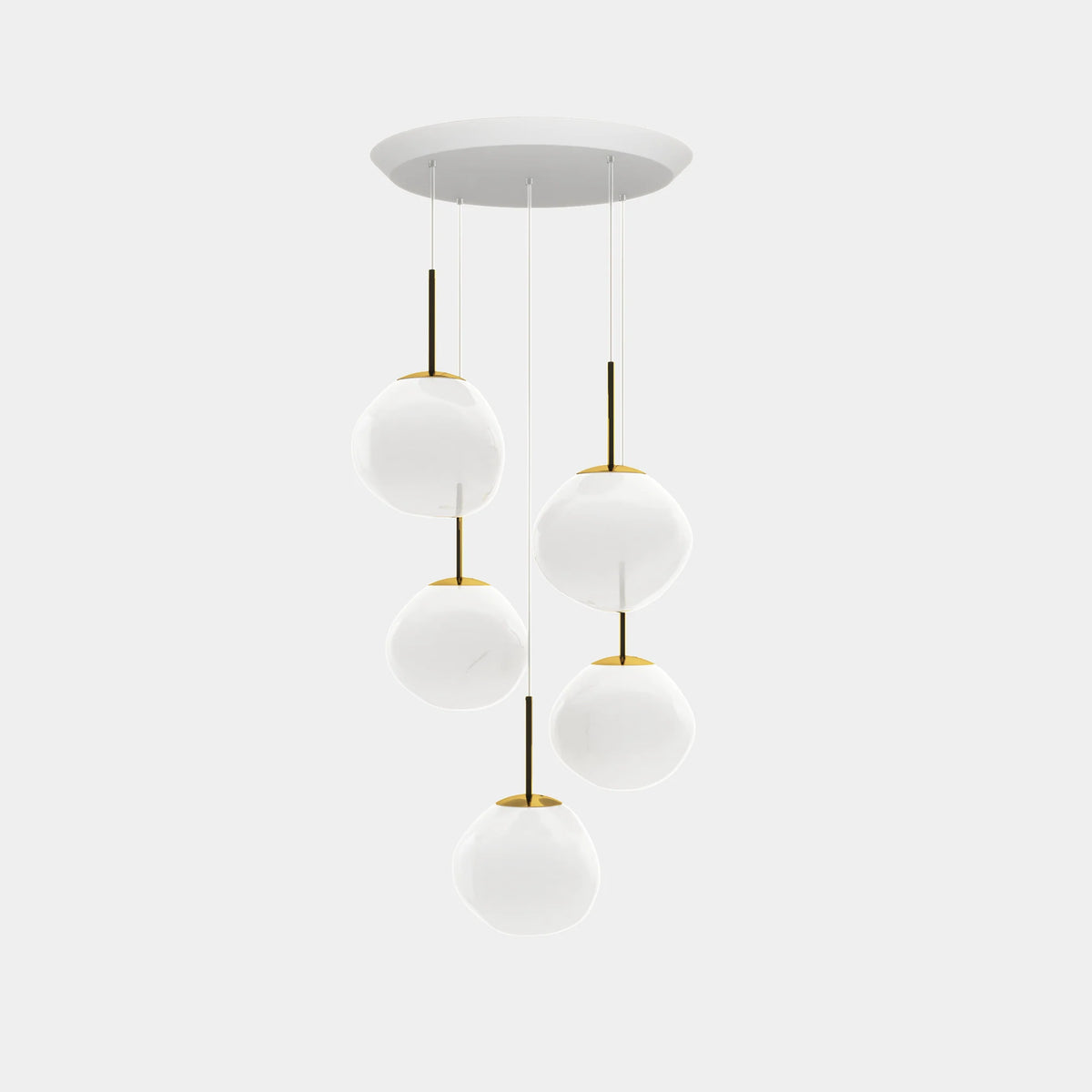 Melt Opal Pendant System by Tom Dixon, designer pendant light with sculptural form for luxury interiors ✨