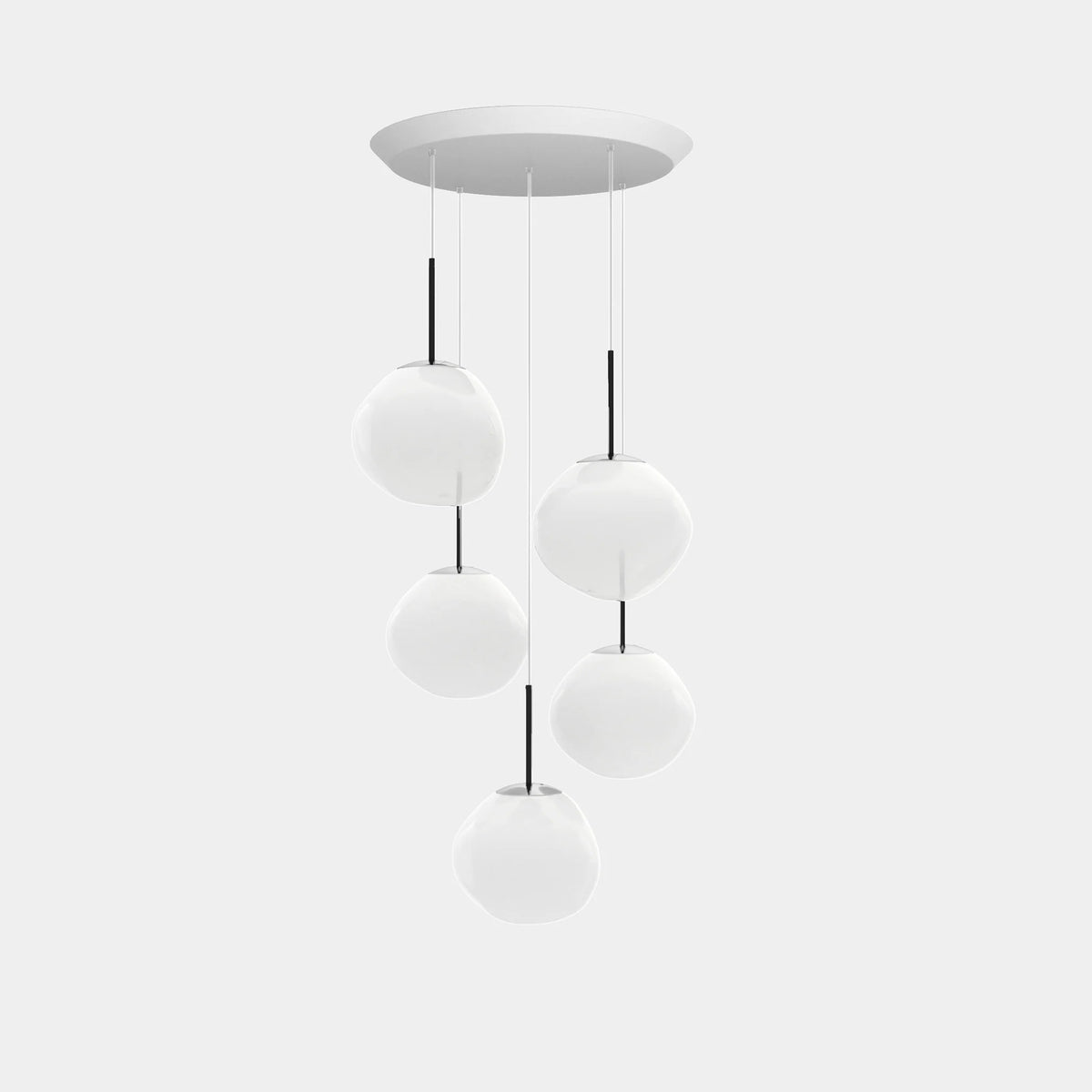Melt Opal Pendant System by Tom Dixon, designer pendant light with sculptural form for luxury interiors ✨