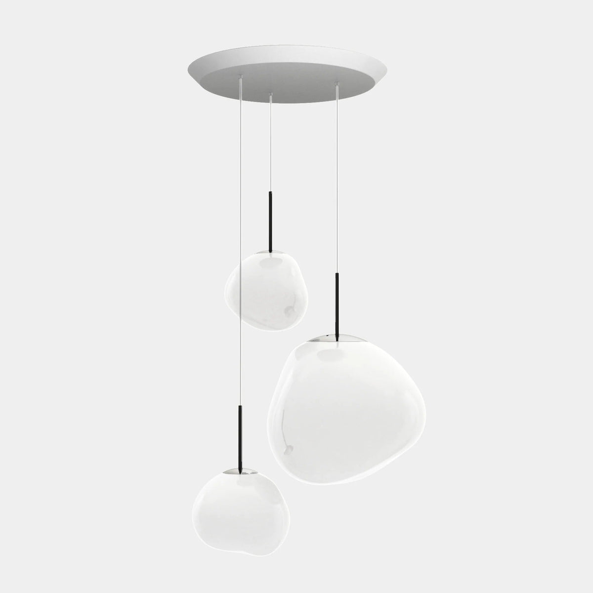 Melt Opal Pendant System by Tom Dixon, designer pendant light with sculptural form for luxury interiors ✨