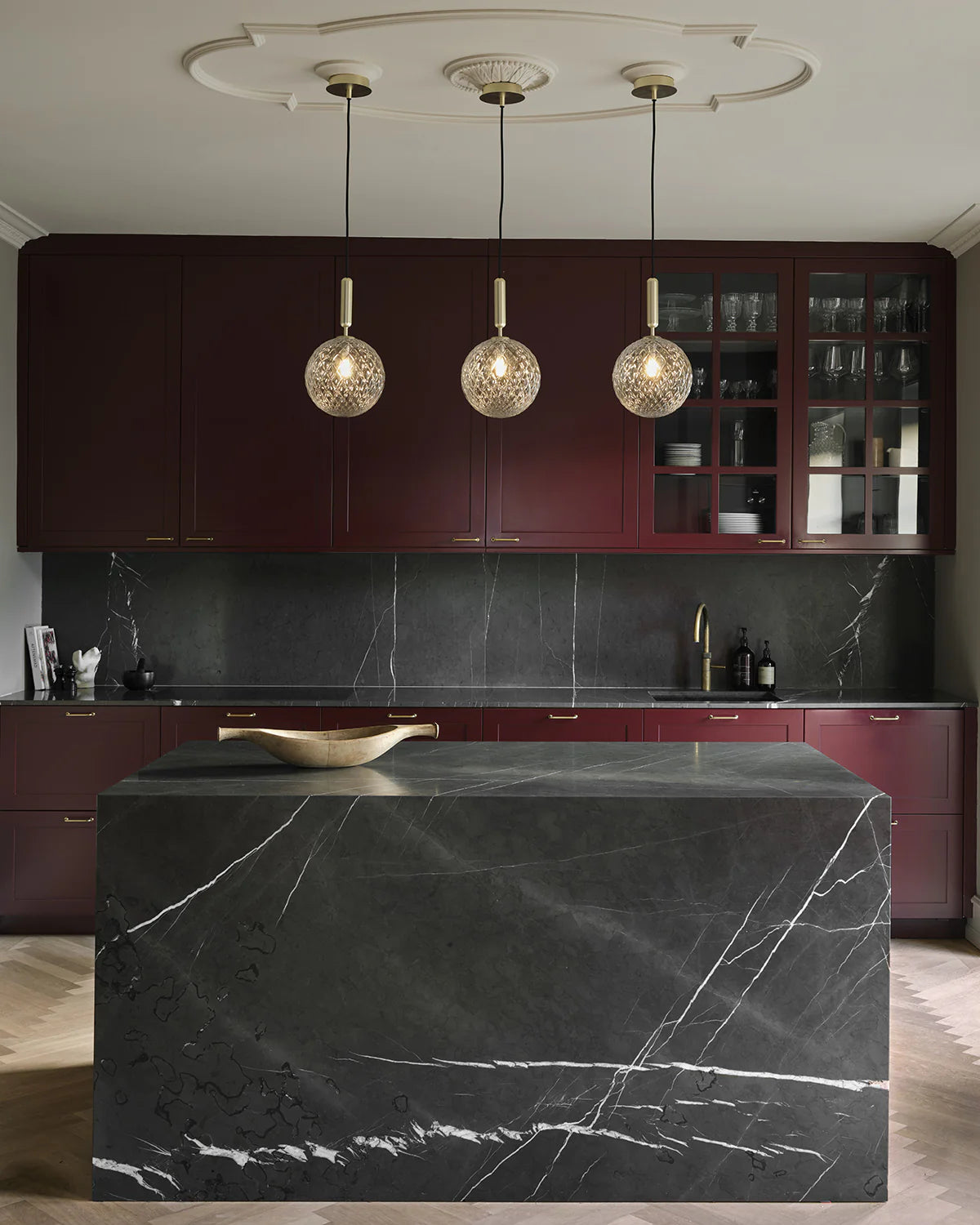 Nuura light, Miira pendant, large pendant lamp, living room pendant, sleek lamp, beautiful lamp, brass pendant with opal glass