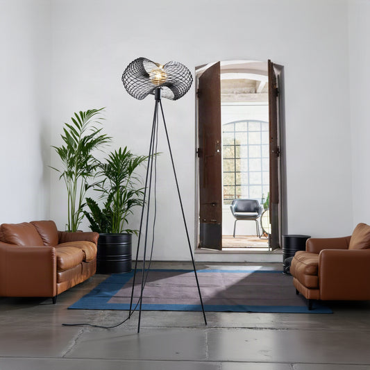 Net Floor Lamp by Zava Luce, Italian designer floor light with geometric open-frame design for luxury contemporary interiors ✨