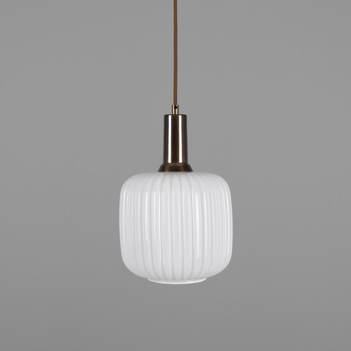 Nahla Pendant Lamp by Mullan Lighting featuring an elegant glass shade and refined frame, ideal for modern pendant lighting in stylish interiors