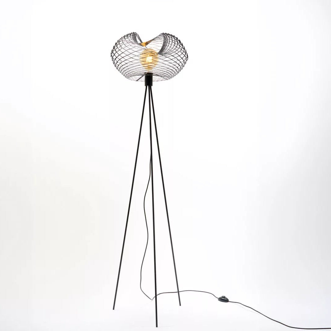 Net Floor Lamp by Zava Luce, Italian designer floor light with geometric open-frame design for luxury contemporary interiors ✨