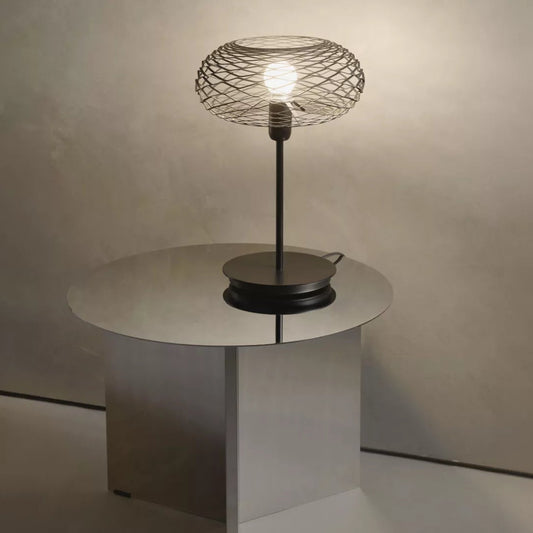 Net Table Lamp by Zava Luce, Italian designer table lamp with geometric open-frame design for luxury contemporary interiors ✨