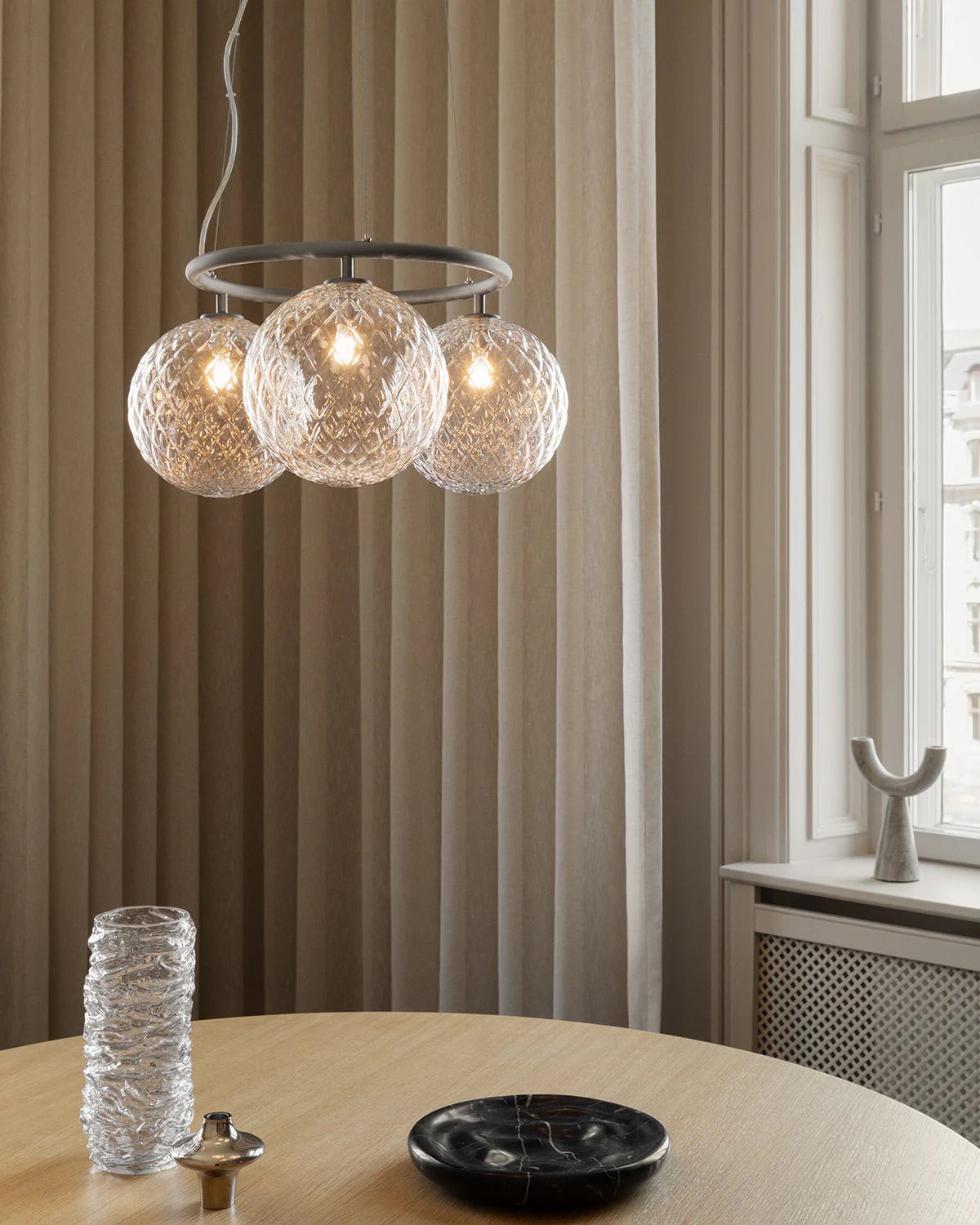 Miira 3 Circular Chandelier by Nuura