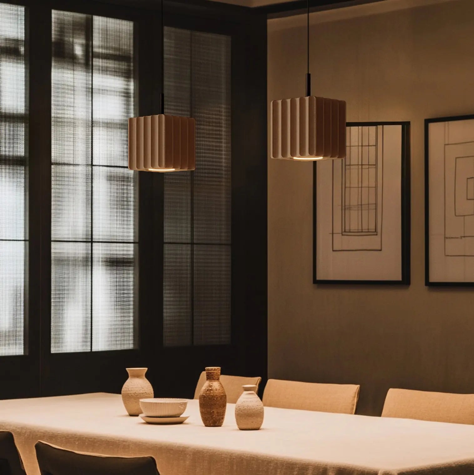 Pire pendant lamp by Aromas Del Campo, modern designer hanging light with elegant contemporary style for luxury interiors ✨