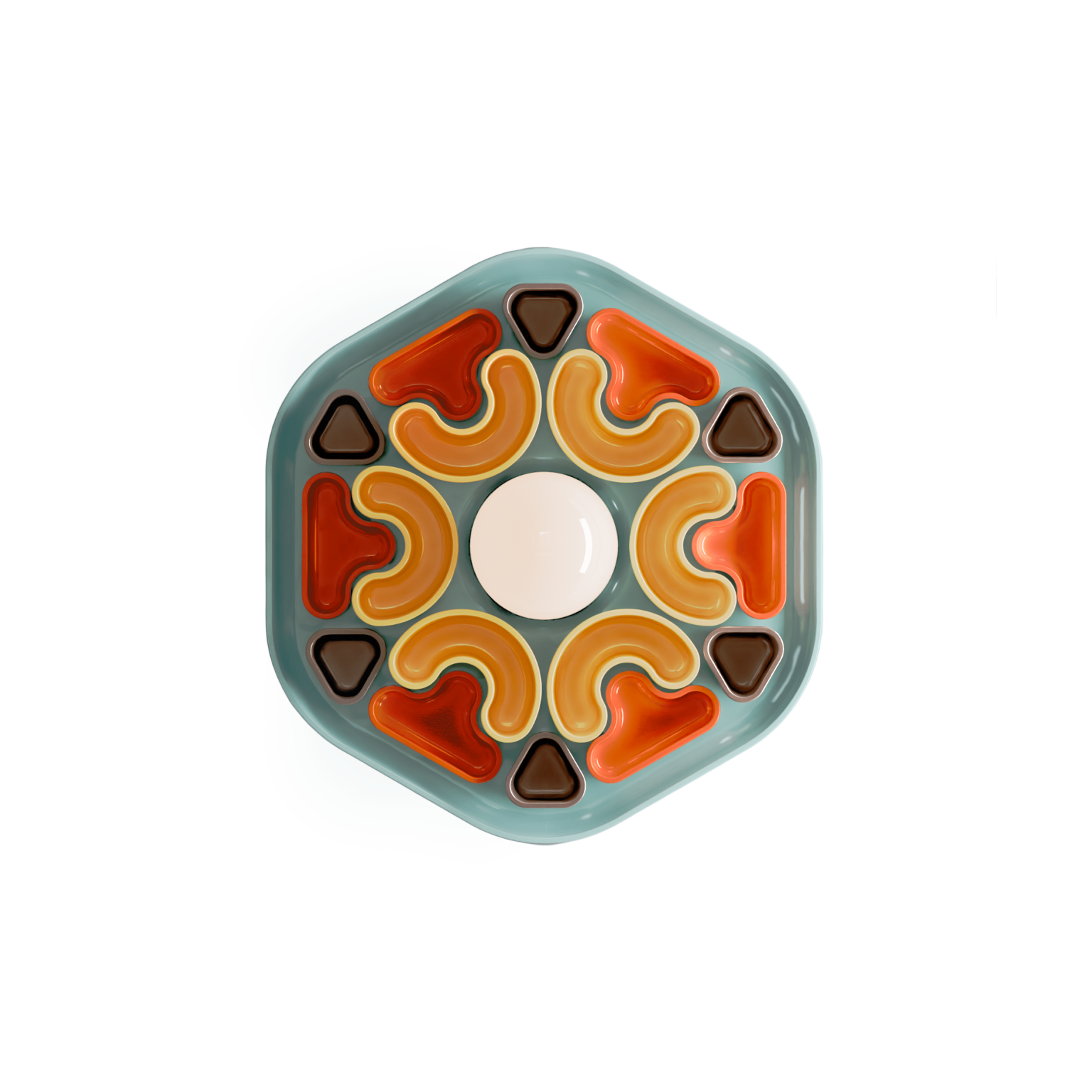 Phytia C2800 Blue Wall Lamp by Ferroluce with handcrafted ceramic design, Italian wall lighting for modern interiors.