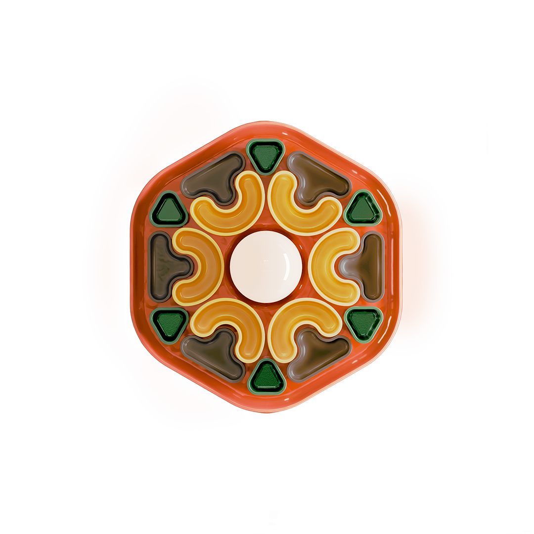 Phytia C2802 Orange Wall Lamp by Ferroluce with handcrafted ceramic design, Italian wall lighting for modern interiors.