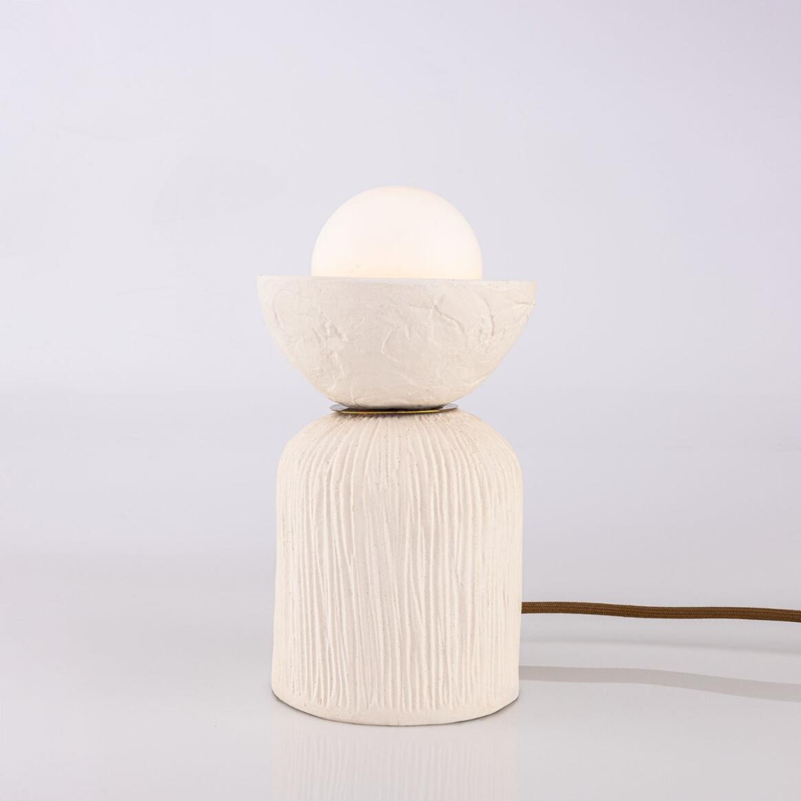 Prali Ceramic Table Lamp by Mullan Lighting – elegant ceramic table lamp with a contemporary silhouette and timeless finish.