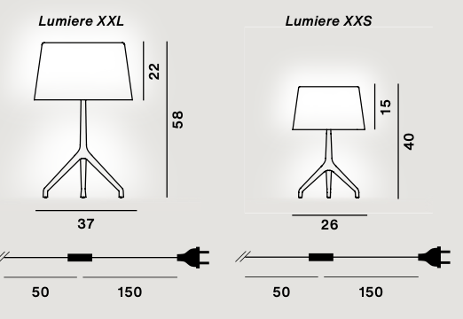 Lumiere XX Table Lamp by Foscarini