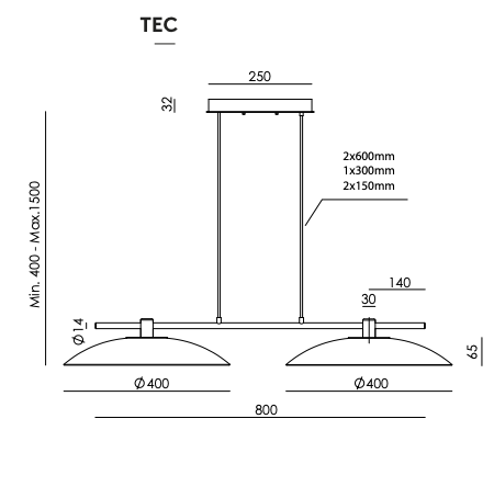 Betty Pendant Lamp by Aromas del Campo