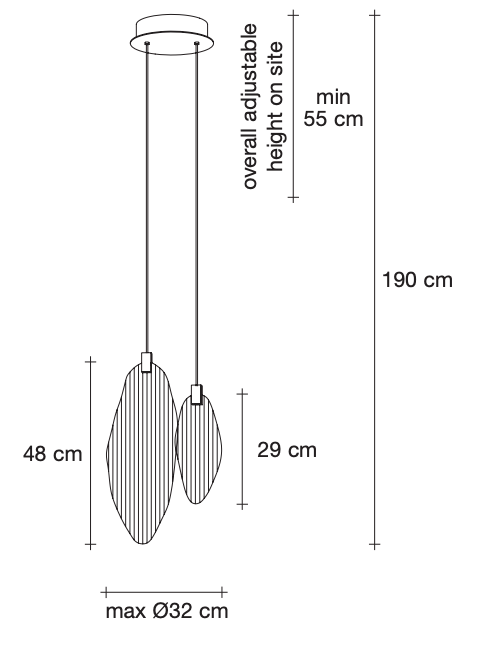 Harpe Double Suspension by Terzani