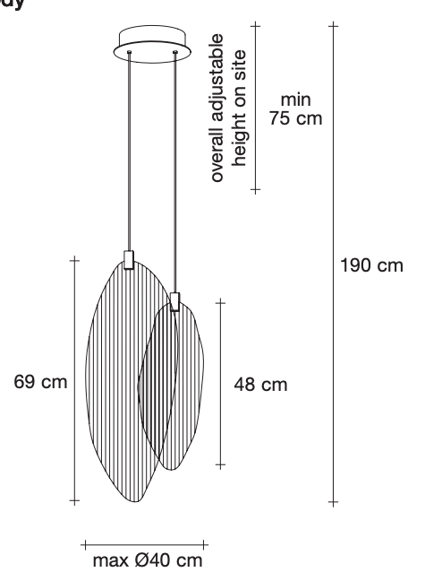 Harpe Double Suspension by Terzani