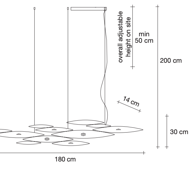 I Lucci Argentati Suspension by Terzani