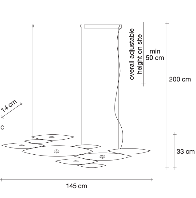 I Lucci Argentati Suspension by Terzani