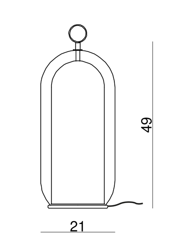 AERON© Table Lamp by Cangini & Tucci