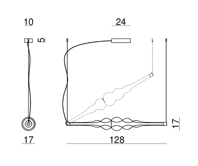 FREQUENCY© Horizontal Lamp by Cangini & Tucci