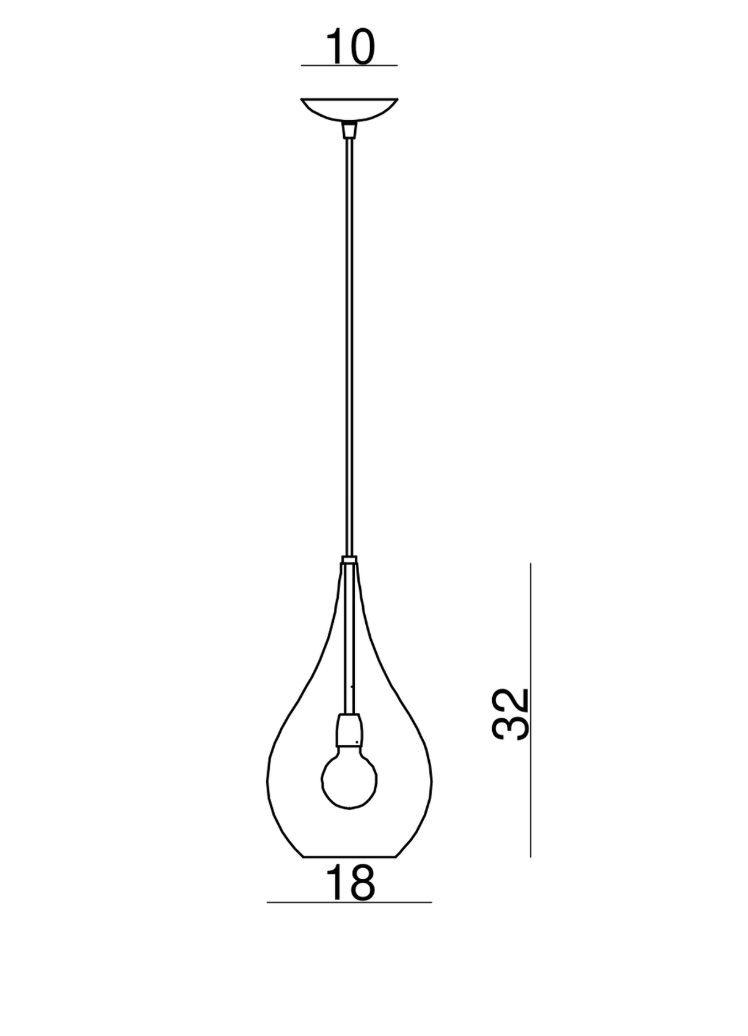 LACRIMA© Pendant Lamp by Cangini & Tucci