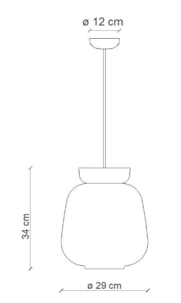 Corcovado C2742 Pendant Lamp by Ferroluce