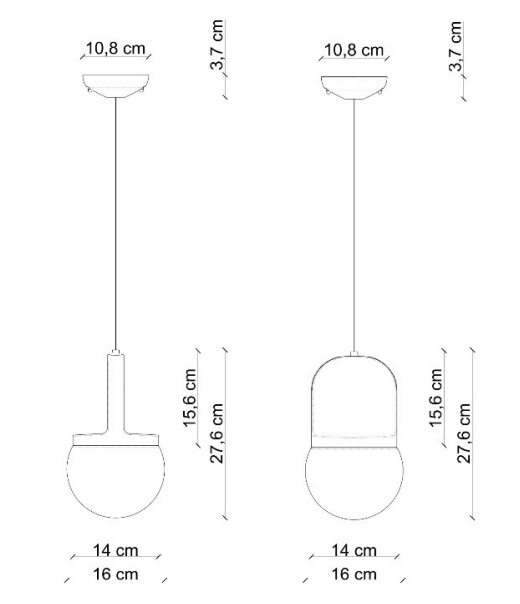 Habea C2781 Pendant Lamp by Ferroluce