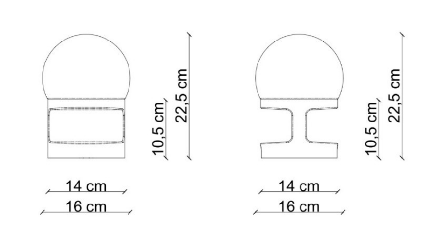 Habea C2783 Table Lamp by Ferroluce